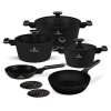 Berlingerhaus Sada nádobí s titanovým povrchem 10 ks Black Rose Collection BH-8362