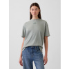 GAP Oversize tričko s logom VintageSoft Zelená S Zelená Zelená