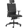 LD Seating Kancelářská stolička LASER 695-SYS, s podhlavníkem, černá, skladová