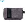 JJC CB-R1GR Kompaktné puzdro na fotoaparát sivé 151 x 95 x 33 mm
