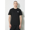 Tričko The North Face M S/S Simple Dome Tee pánske, čierna farba, s potlačou, NF0A87NGJK31