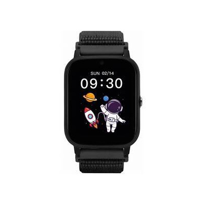 Inteligentné hodinky Garett Kids Tech 4G (TECH_4G_BLK_VEL) čierne