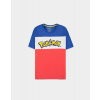 Pokémon - The Logo Colour-block - Men's Short Sleeved T-shirt Velikost: S, Barva: Multicolor
