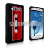 Silikónový obal Samsung Galaxy S3 – Retro Tape – čierna