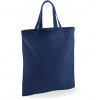 Westford Mill Nákupná taška s krátkymi ušami WM101S French Navy 38 x 42 cm
