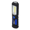 Nabíjacia lampa 3 W COB LED + 1 W LED, USB adaptér na 230 V