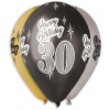 SMART BALLOONS Nafukovacie balóniky, 30 cm, Happy Birthday „30