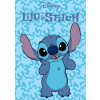 FARO Fleece deka Lilo a Stitch modrá Polyester, 100/140 cm