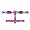 Leopard Pink – Postroj pre psov v tvare “H” - M