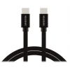 Swissten Datový Kabel Textile USB-C / USB-C 3m Černý 71527210