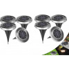 Solárne svietidlá - Záhradná lampa LED SOLAR GROUND 8 ks (Solárne svietidlá - Záhradná lampa LED SOLAR GROUND 8 ks)