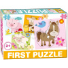 Dohány detské puzzle 4-obrázkové Baby First Farma 639