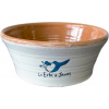 Le Erbe di Janas Keramická miska - biela farba s hlineným vnútrom