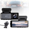AUTOKAMERA 4K+1080P DUAL DASH CAM VPREDU A VZADU PARKOVACÍ REŽIM