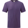 Fruit of the Loom Tričko Valueweight T, krátký rukáv, pánské COT161036i3305-heather pur 2XL Melír purpurová