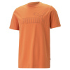 Pánske Tričko s krátkym rukávom PUMA ESS ELEVATED PIQUE TEE 67338594 – Oranžová