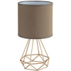 Rabalux Kinga stolová lampa 1x40 W zlatá-hnedá 3017