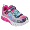 Detské tenisky Skechers Flutter Heart Lights SIMPLY LOVE 302315N/NVMT Svietiace Veľkosť: 23, Farba: Viacfarebné