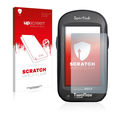 Čirá ochranná fólie upscreen® Scratch Shield pro CompeGPS TwoNav Sportiva2 (Ochranná fólie na displej pro CompeGPS TwoNav Sportiva2)
