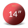 Evans Hydraulic Snare Coated Red Priemer blany: 14