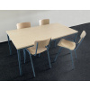 ENPRAG Jedálenská súprava CE - 4 x stolička, 1 x stôl (2000 x 800 mm) CE41_207_CS-03