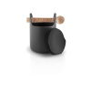 Dóza s drevenou lyžičkou Toolbox Black 15 cm