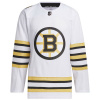 Pánský dres Boston Bruins NHL adidas White 100th Anniversary Primegreen Authentic Jersey Veľkosť: 42 (XXS)