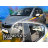 Deflektory - Opel Agila B 2008-2014 (+zadné)