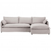 Livetastic ROHOVÁ SEDACIA SÚPRAVA, textil, béžová - Online Only obývacie izby - 001968012503