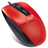 GENIUS myš DX-150X, drátová, 1000 dpi, USB, červená 31010231104