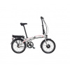 Liberty e-Hyperion 3spd Skládací elektrokolo 36V, přední motor, bílé, Akumulátor Akumulátor Compact 36V 14 Ah