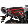 bočné brašne na motocykel P50R, OXFORD (čierne/červené, objem 50 l, pár)
