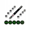 LASEROVÉ UKAZOVÁTKO POINTER LASER ZELENÉ LED SILNÝ VEĽKÝ DOSAH + KRABIČKA + 12
