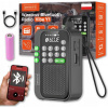 ZENWIRE Mini FM rádio - vreckové rádio - Modrátooth - prenosné rádio - rádio na stavenisku - kuchynské rádio - na batérie
