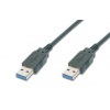 PremiumCord KU3AA2BK USB 3.0 prodlužovací A-A Super-speed 5Gbps, 9pin, 2m, černý (ku3aa2bk)