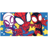 Carbotex Bavlnená plážová osuška Spidey motív Pripravení do akcie 70 x 140 cm