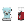 Ascaso Dream ONE, Kid Blue + Eureka Mignon Bravo, CR ferrari red