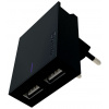 Swissten Síťový Adaptér Smart Ic 2X Usb 3A Power + Datový Kabel Usb / Lightning 1,2 M Černý 22048000