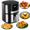 BEZOLEJOVÁ FRITÉZA 7L 2400W AIR FRYER XXL LCD VEĽKÁ FRITÉZA