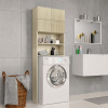 vidaXL Skrinka na práčku, dub sonoma 64x25,5x190 cm, kompozitné drevo - Sonoma oak - 178992-211079