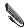 AXAGON HMC-4G2, USB 3.2 Gen 2 10 Gb/s hub, porty 2x USB-A, 2x USB-C, kabel USB-C 13cm HMC-4G2