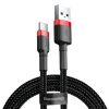 Baseus CATKLF-B91 Cafule USB-C 3A, 1m, červený