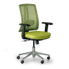 Kancelárska stolička HUMAN, čierna/zelená