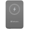VERBATIM Powerbanka Charge 'n' Go, Magnetická, 10000 mAh, USB-C, Šedá (32249)