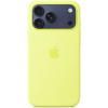 iPhone 17 Pro Max Silicone Case with MagSafe – Neon Yellow