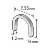 EXTOL PREMIUM 8852305 spony oblé, balení 1000ks, 14mm, 7,55x0,52x1,2mm