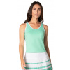 Dámsky top Lucky in Love Deco in Love Always N' Forever Tank - biscayne - Zelený (M)