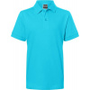 James & Nicholson | JN 70K, Detské piqué polo, modrá pacific, XS