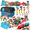 Ricokids Drevené vláčikové mestečko RK-879 100 ks