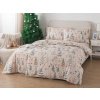 XPOSE® Bavlnené Renforcé obliečky ŠKANDINÁVSKE VIANOCE 140x200 cm, 70x90 cm, Bavlna RENFORCÉ